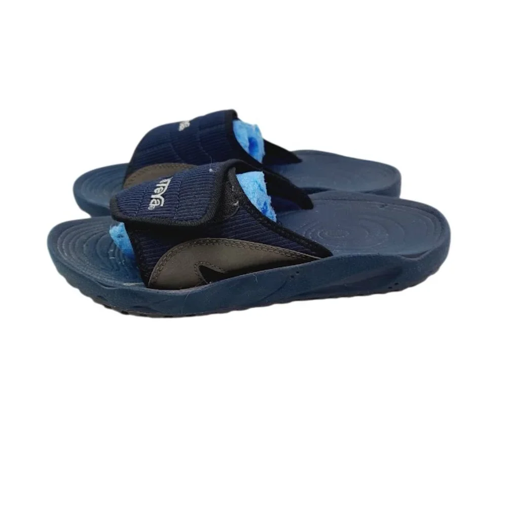 Teva‎ Men's Navy Adjustable Slip-On Casual Slide Sandal Size US 8